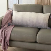 Nourison Lifestyle -  AQ130 - GREY  - 14X30IN 100% cotton shell with poly fill. Zipper closure.